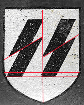 Construction de l'insigne EF (runes t. 1). Construction de l'insigne EF (runes t. 1).