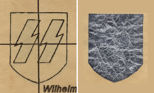 Décalcomanie par transfert direct, sur sa carte-support, recto-verso. Décalcomanie par transfert direct, sur sa carte-support, recto-verso.