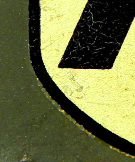 Inflexion arrondie de la bordure. Inflexion arrondie de la bordure.