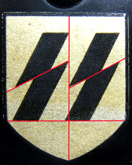 Construction de l'insigne C.A. Pocher. Construction de l'insigne C A Pocher.