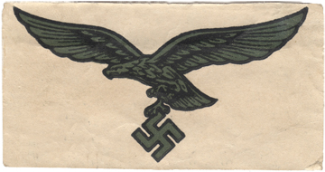 Aigle basse visibilité, recto de la carte-support. Aigle basse visibilité, recto de la carte-support.