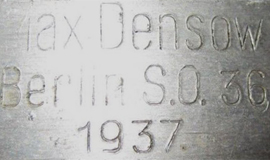 Max Densow 1937. Max Densow 1937.