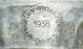 Metall Lederarbeitung, 1938 alu renforcé. Metall Lederarbeitung, 1938 alu renforcé.