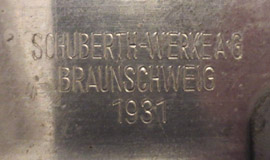 Schuberth AG avant 1934. Schuberth AG avant 1934.