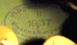 Abnahmestelle II, 1937. Abnahmestelle II, 1937.