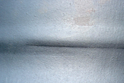 La coque ayant ripé, le tore est mal raccordé. La coque ayant ripé, le tore est mal raccordé.