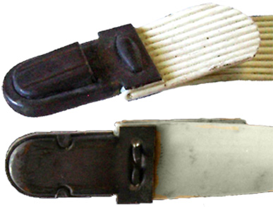 Fermeture cartable, partie mâle. Fermeture cartable, partie mâle.