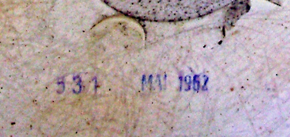 N° d'ordre et date de fabrication. N° d'ordre et date de fabrication.