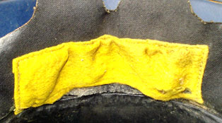 Sachet de rembourrage en tissu de récupération. Sachet de rembourrage en tissu de récupération.