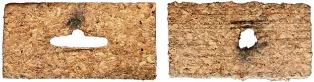 Plaques de liège. Plaques de liège.