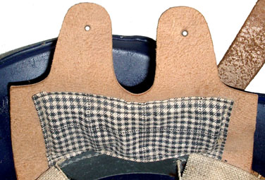 Sachet de rembourrage en tissu de récupération. Sachet de rembourrage en tissu de récupération.