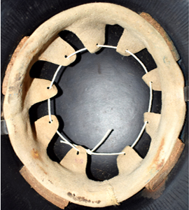 9 dents de toile de petite taille. 9 dents de toile de petite taille.