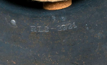 Marquage du fournisseur de coque brute FW Quist RL2 - 39/21. Marquage du fournisseur de coque brute FW Quist RL2 - 39/21.