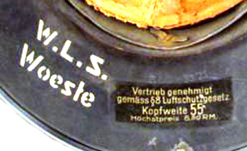 Werkluftschutz, ville de Woeste. Werkluftschutz, ville de Woeste.