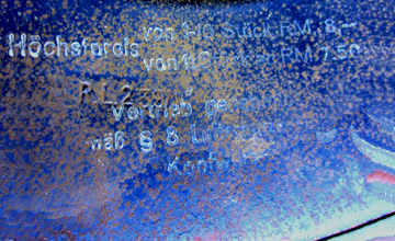 RL2 - 39/1, tamponné à la peinture blanche, double barème prix. RL2 - 39/1, tamponné à la peinture blanche, double barème prix.