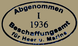 Fac-similé du tampon 1936. Fac-similé du tampon 1936.