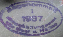 Abnahmestelle I, 1937. Abnahmestelle I, 1937.