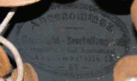 Tampon de Thale/Harz (ET), Abnahmestelle IX. Tampon de Thale/Harz (ET), Abnahmestelle IX.