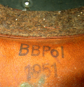 Marquages d'appartenance Bepo de Bavière 1951. Marquages d'appartenance Bepo de Bavière 1951.