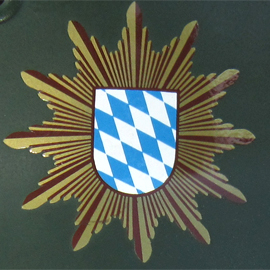 Ecusson de la Bavière de 1986 à 1990. Ecusson de la Bavière de 1986 à 1990.