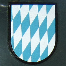 Ecusson de la Bavière avant 1967. Ecusson de la Bavière avant 1967.