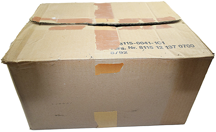 Carton de conditionnement.