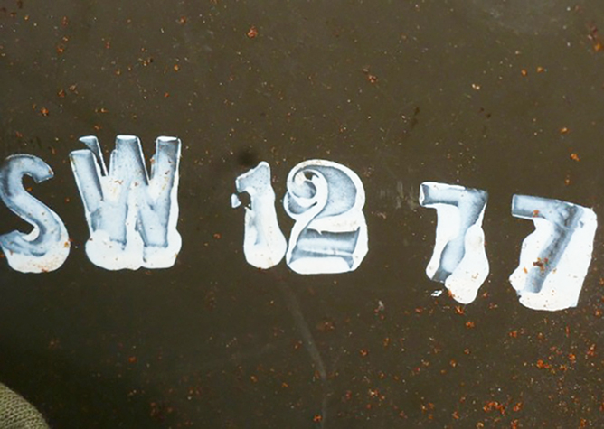 Marquage de Schuberth-Werk initial (fabrication de décembre 1977).
