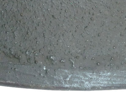 Peinture texturée, jonc lisse. Peinture texturée, jonc lisse.