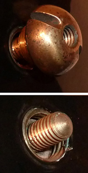 Détail fixation. Détail fixation.