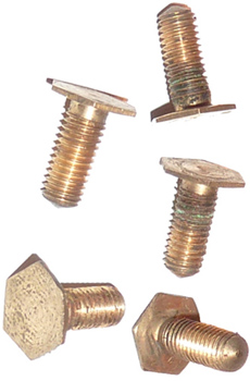 Vis de montage à tête plate. Vis de montage à tête plate.