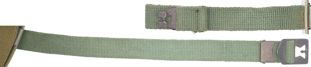 Jugulaire, vue &agrave; plat.