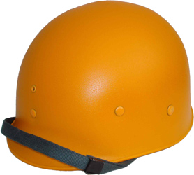 Sous-casque de couleur orange. Sous-casque de couleur orange.