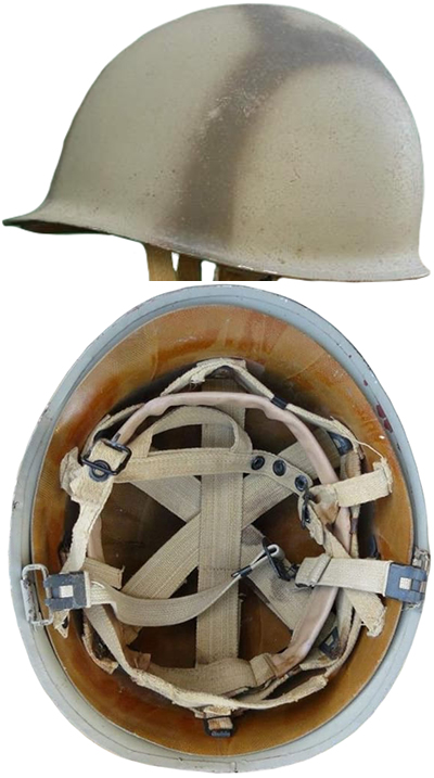 Casque M-1 de fabrication émirati. Casque M-1 de fabrication émirati.