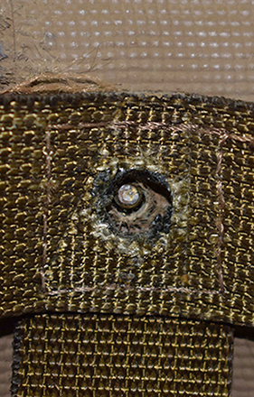 Détails maintien de la suspension. Détails maintien de la suspension.