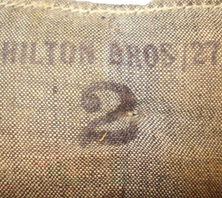 Marquage coussinet de rembourrage. Marquage coussinet de rembourrage.