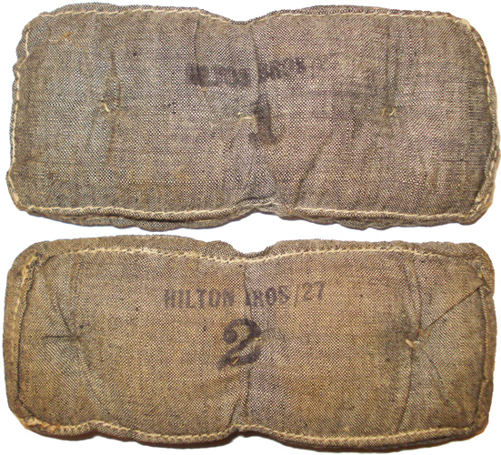 Coussinet de rembourrage, taille 1 et 2. Coussinet de rembourrage, taille 1 et 2.