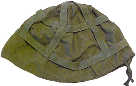 Couvre-casque vert. Couvre-casque vert.