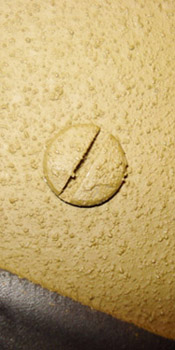 Tête de vis. Tête de vis.