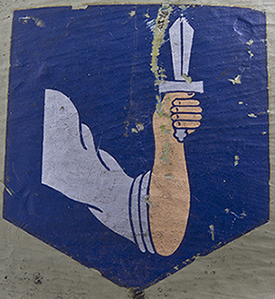 4&egrave;me division, r&eacute;gion Ouest, d&eacute;calcomanie.