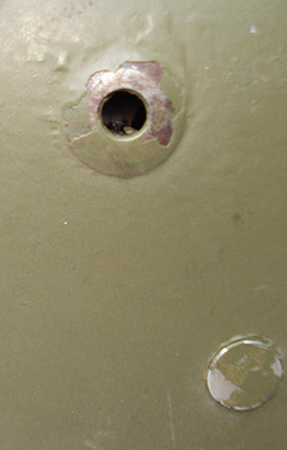 Œllet rapporté. Œllet rapporté.