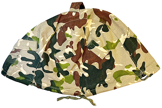 Couvre-casque Amoeba - Rocoso, vue à plat. Couvre-casque Amoeba - Rocoso, vue à plat.