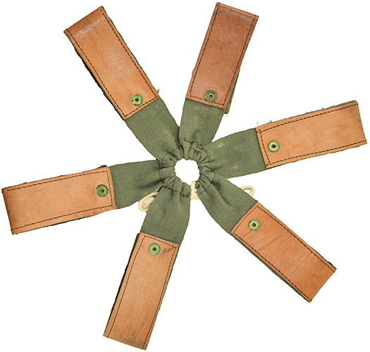 Suspension en toile, envers/revers. Suspension en toile, envers/revers.