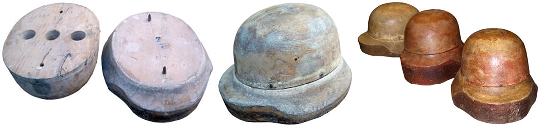 Moules en bois servant à la fabrication du modèle en fibre. Moules en bois servant à la fabrication du modèle en fibre.