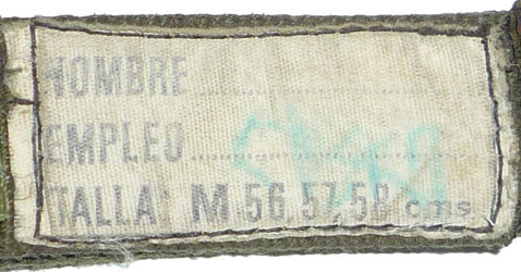 Etiquette bandeau de tour de tête. Etiquette bandeau de tour de tête.