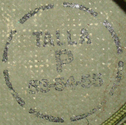 Marquage taille. Marquage taille.