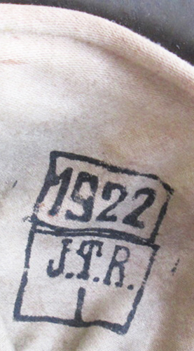 Marquage régimentaire et date d'attribution. Marquage régimentaire et date d'attribution.