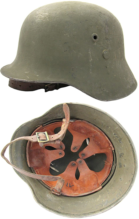 Casque modèle 35/38 de fabrication hongroise. Casque modèle 35/38 de fabrication hongroise.