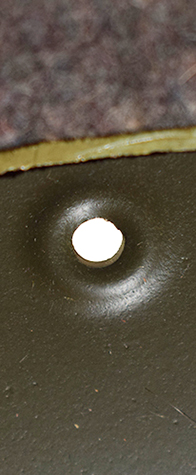 Œillet d'aération moulé.