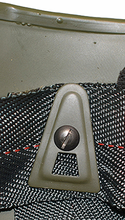 Plaque de maintien et vis.