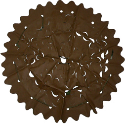 Face marron.